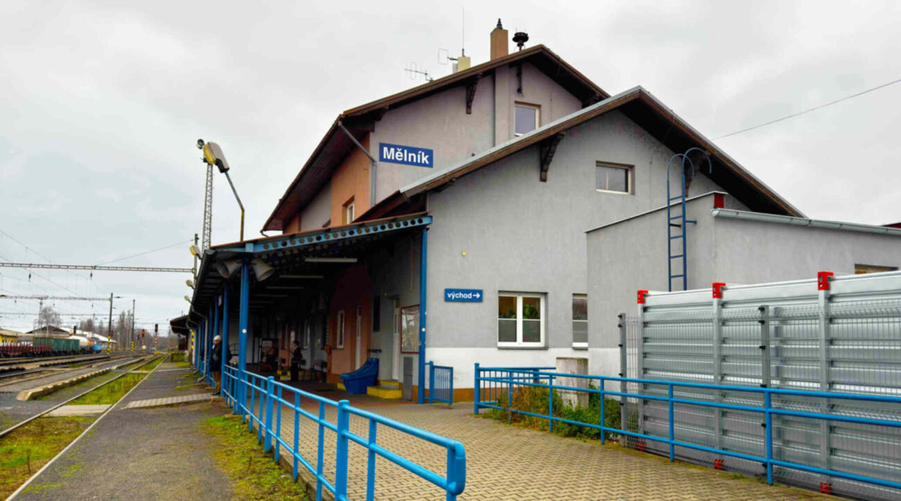 Nádraží v Mělníku