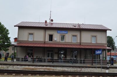 Chotěboř - pohled na nádraží
